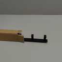 Coat Rack, Heavy Duty Stainless Steel 6 Tri Coat Hook Hanger, Wall Mounted Storage Wall Hooks, Rustic Clothes Hook/Key Hook Rail for Bathroom Kitchen Entryway(6 Hook Black)