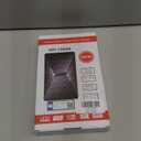 2026 Upgraded Indoor TV Antenna, 3600+ Miles Range HD Digital Antenna for Smart TV, Strongest with Amplified Signal Booster Supports 4K 8K 1080p All TVs- 38FT Coaxial Cable for Local Channels (black)