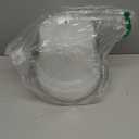 RooTrimmer 12 Pack 8 Inch Clear Plant Pots with Saucers, Transparent Plastic Nursery Pots with Drainage Hole, Sturdy Garden Planter Pots, Planting Starter Pots for Indoor Outdoor