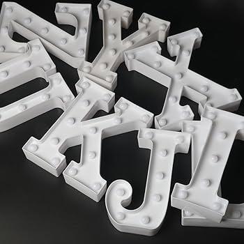 LEIFANTIYA LED Letter Lights Battery Powered Colorful Alphabet Lights with Remote Control, Marquee Letter Light Perfect for Home Party/Valentin’s Day/Wedding/Bar/Christmas Decoration 