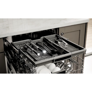 Kenmore 22-14699 Elite 24" Built-In Dishwasher - UltraWash Plus, TurboDry, QuietWash, SmartWash & TurboFlex Third Rack - 15 Place Settings - 42 DBA - ENERGY STAR Certified - 24" - Black