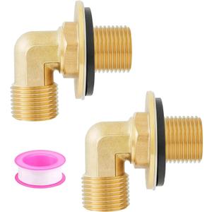 Wall Mount Commercial Faucet Installation kit,Brass 2 Pack Backsplash Mount Set for Stainless Steel Commercial Kitchen Prep & Utility Sink, G1/2