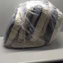 Chair Cushions, Foam Dining Chair Cushions, Tufted Indoor Chair Pads, Set of 6, Beige, 16.5 x 16.5 x 3.5