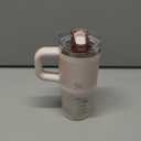 STANLEY Quencher ProTour Flip Straw Tumbler with Leakproof Lid | Built-In Straw & Handle | Cupholder Compatible for Travel | Insulated Stainless Steel Cup | BPA-Free (14 Ounces, Rose Quartz Fade)