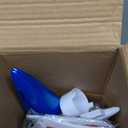 Bump and Go Airplane Toy  Realistic Airplane Model with 4D Lights & Sound  Moving Plane Toy for Kids Ages 3-12  Automatic Direction Change on Collision  Great Gift for Kids(Blue)