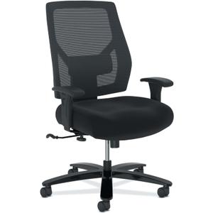 HON Crio Big and Tall Office Chair, 450lbs Weight Capacity, Extra Wide Ergonomic Desk Chair, Heavy Duty Tilt Recline, Swivel Wheels, Comfortable for Long Hours