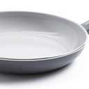 GreenPan Dover Healthy Ceramic Nonstick, 12" Frying Pan Skillet, PFAS-Free, Dishwasher Safe, Comfort Grip Handle, Grey