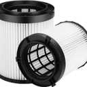 2 Pack HEPA Replacement Filters for DEWALT DC500 (DC5001H) Cordless/Corded Wet/Dry Vacuum