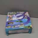 Mkobon 16 Ft Flexible Car Race Track, Flex Ramp with 12 Suction Cups, Compatible with Hot Wheels and Diecast 1/64th Cars, Double Tracks Long Rolls Up Portable Racetrack