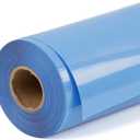 Sky Blue Heat Transfer Vinyl Rolls - 12Inch by 38ft Roll HTV Iron on Vinyl DIY for T-Shirt, Easy to Cut & Weed for Heat Transfer Design Glossy (Sky Blue, 38FT)