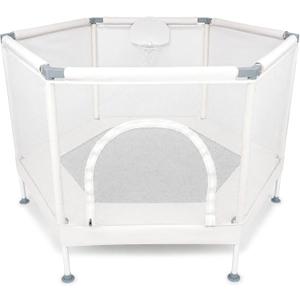 Kids Trampoline, Aesthetic Indoor and Outdoor Toddler Trampoline with Safety Net, Basketball Hoop, 220lb Capacity, Ultra Safe No-Gap Design, Gifts for Boys & Girls