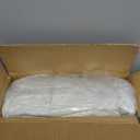 HYLEORY Mattress Topper - Thick Bamboo-Viscose Naturally Cooling Pillow Top Mattress Pad Breathable Fluffy Soft Mattress pad for Back Pain Relief, Queen Size, Green