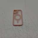 TOCOL Magnetic for iPhone 15 Case, Upgraded Full Camera Protection, Compatible with Magsafe, Drop Protection, Translucent Matte Back Bumper Phone Cover 6.1-Inch (Light Pink)