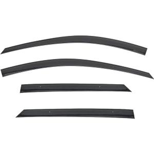 WellVisors Window Tape Plus Clip-on Visors Wind Deflectors Compatible with Chevrolet Bolt EUV 2022 2023 2024 & 2027 Bolt Premium Series Rain Guards 3-847CH037
