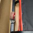 BIG RED 2-Piece Rolling Garage/Shop Creeper: 36" Padded Mechanic Cart with Headrest and 6 Casters, Red
