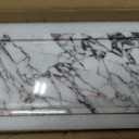 100% Natural Luxury Calaccata Viola Marble Small Hand Towel Tray Holder Organizer, Makeup Bathroom Holder