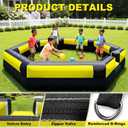 17FT Inflatable Gaga Ball Pit,Portable Gaga Ball Pit