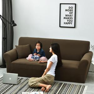 1pc Elastic Polyester Sofa Slipcover for Single Seat Comfortable Protector for Living Room Hotel Office Decor Easy to Clean