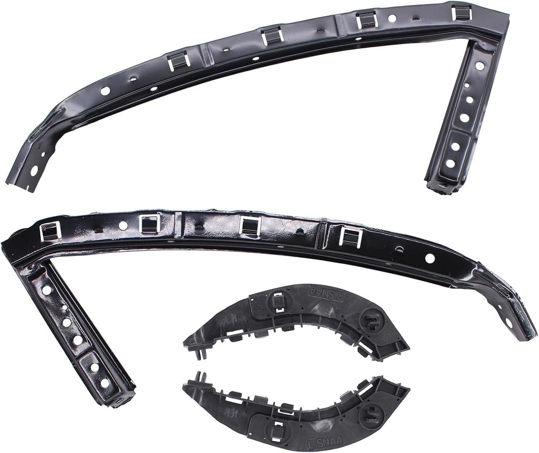 ApplianPar Front Headlight and Bumper Bracket Mount Support Retainer Kit for Honda Civic Sedan 2006-2011 Left Right Side Set of 4