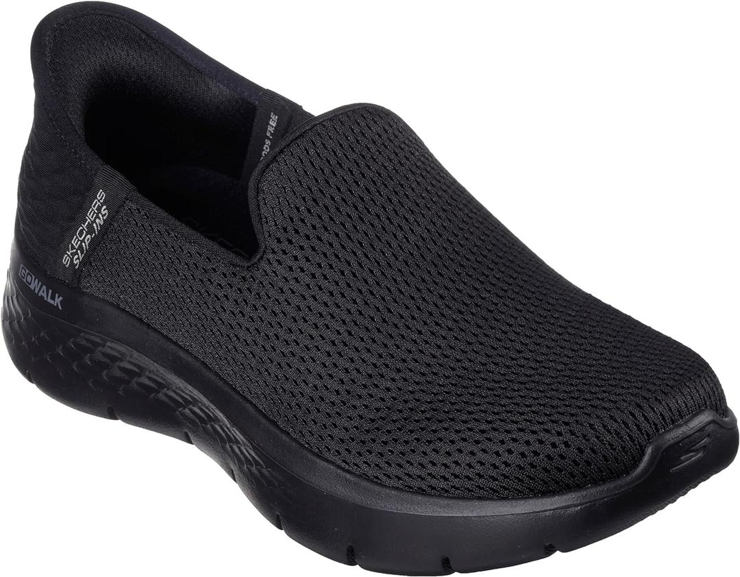 Skechers Women's Hands Free Slip-Ins Go Walk Flex-Relish Sneaker (9.5, Black)