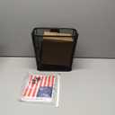 Quick Release Electric Scooter Basket for Adults Heavy-Duty Extra Thick Study Iron Mesh e-scooter Front Baskets 70lb Capacity, Bottle Holder & Handle, Easy Install Portable Removable Mobility