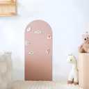 Arch Magnetic Wall Decal - 48" x 24" Matte Finish Chalkboard Sticker for Wall - Magnetic Board for Playroom, Home Classroom(Camel Blush)