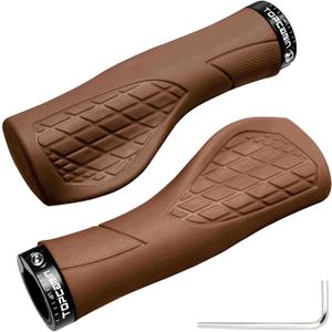 Bicycles Handlebar Grips, Aluminum Lock-on Ergonomic Bike Grips, Cushion Vibrations Comfort Bike Handlebar Grips, Mountain MTB BMX Bicycles Grips for Scooter