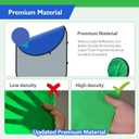 Green Screen Chromakey Backdrop with Stand,Portable 59 * 39inch Blue&Green Screen 2 in 1 Pop Up Collapsible Backdrop for Photo and Video Shooting,Gaming(Green & Blue), 3x5ft
