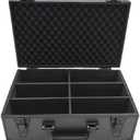 6-Grid Trading Card Box, Large Capacity Trading Card Storage Box, Card Brick Card Storage Box, Sports Card Storage Box, Suitable for Trading Cards, Basketball Cards, Anime and Sports Card Collection