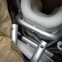 Shower Chair for Inside Shower U-Shape Seat,450lb Heavy Duty Shower Chair for Elderly and Disabled,Padded Armrests and Back,Height Adjustable Bath Chairs for Seniors Handicap,Easy Assembly, Steel Blue 