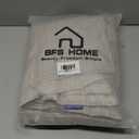 BFS HOME Linen Duvet Cover King Size - Soft Breathable Cotton Linen Blend, 3-Pieces Bedding Set with 2 Pillowcases, Stonewashed Texture, Khaki, All-Season Comfort