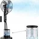 NovaMist Misting Fan, Medium, MD-F868, Black