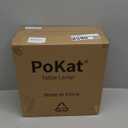 PoKat 23'' Bedside Table Lamp for Bedroom Nightstands, Birthday Gifts for Women Mom, House Warming Gifts New Home Decor, Ceramic Lamp for Living Room, White Modern Bedroom Lamp