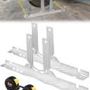 Upgraded Wheel Alignment Tool Kit, Toe Alignment Tool Plates with Extension Arms, Heavy Duty Front End Alignment Tool for Cars, Fast Precise DIY Toe Alignment at Home, Fits Lower Calipers, Silver