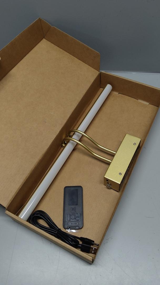 RAIFOOLLY Picture Light, Picture Lights for Wall Cordless,16" Picture Lights with Timer and Dimmable,Battery Wall Lights for Display Gallery Painting Art Frame PortraitAB