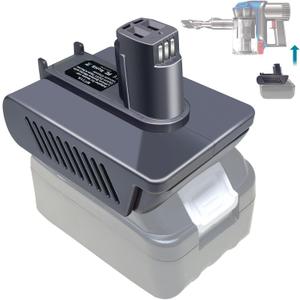 DC31 Battery Adapter for Dyson Type A DC35 DC34 DC45 917083-01 DC44 (Not Fit Type B, DC44 MK2) Animal Cordless Handheld Vacuum Fit for Makita 18V LXT Battery