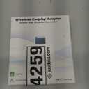 FAHREN Super Mini Wireless CarPlay Adapter (Latest Upgraded)-Bluetooth Apple Car Play Dongle, Zero Latency, Stable Connection, Compatible with iPhone 6+ & Android Auto 10+, Cars from 2017, USB/Type-C