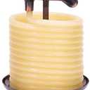 Candle by the Hour 60-Hour Candle, Eco-friendly Natural Beeswax with Cotton Wick