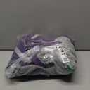 SUNFURA Purple Large Dog Coat, Water-Resistant Fleece, Turtle Neck, Windproof, Reflective, Full Body Warm Winter Dog Jacket with Harness