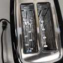 Toastmaster 2-Slice Toaster - Black with Stainless Steel - Kitchen Essential for Sandwich Bread & Breakfast Toast - Toaster with Wide Slots, High Rise Toast Lift & Cool-Touch Exterior