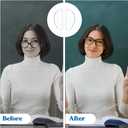 40 Pairs Eyeglass Nose Pads, Clear Eye Glasses Nose Pads Non Slip 1mm Eyeglass Noses Pad with Soft Sticky Backing, Silicone Anti-Slip Cushions for Glasses, Sunglasses