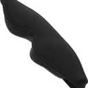 Lightproof Comfortable Eye Mask Memory Sleeping Mask for Travel Office and Outdoor Use Elastic Bands for Light Blocking and Optimal Comfort (Black)