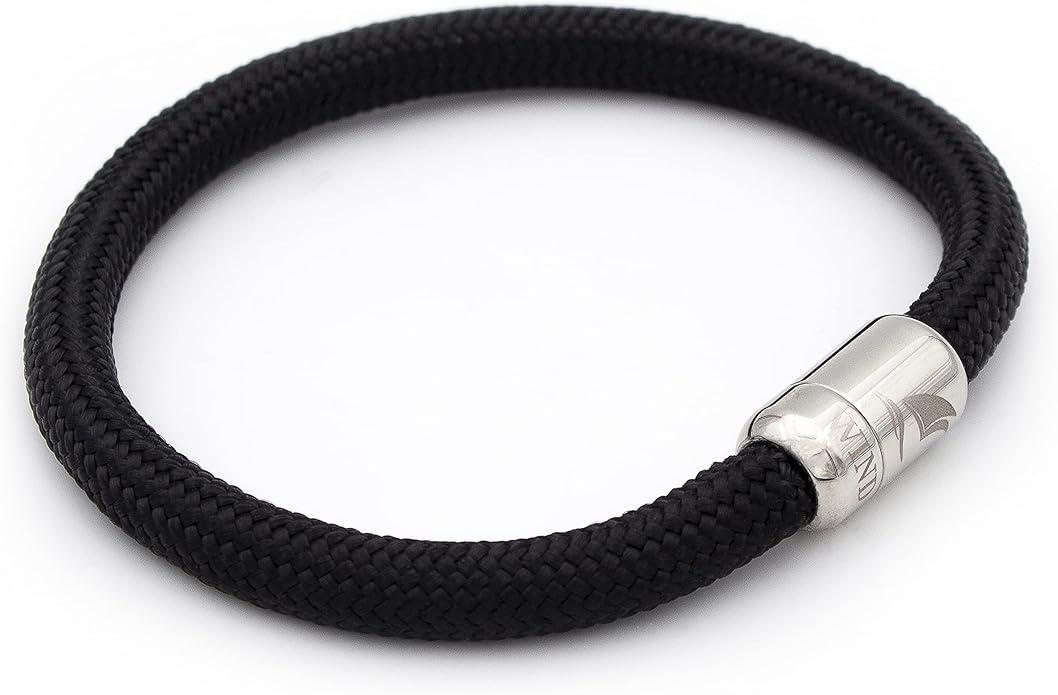 WIND PASSION - Paracord Bracelet for Men & Women | Nautical Bracelet Inspired by Sailor Sea Apparel | Handmade with Braided Rope and Magnetic Clasp | For Men and Women looking for a Sports, Athletic or Surf Style | Waterproof Resistant