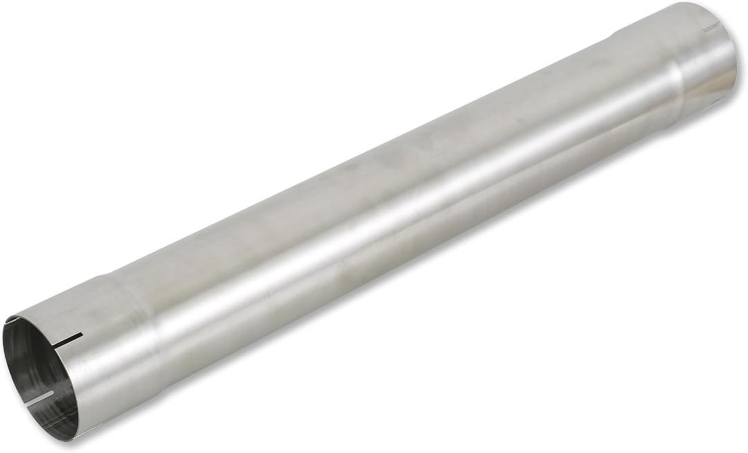 Universal T304 stainless steel Exhaust Pipe flared Tube-36" 3 Feet Length 4" ID,Muffler Replacement Pipe