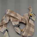 Anti-Dirt Pants for Small Dogs, Waterproof Dog Pants Dust Free Full-Leg Protective Dog Suspender Rain Boots Leggings Anti-Slip Paw Protector Shoes for 6-11 lbs Pets Outdoor Hiking Walking (Plaid)