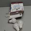 Feit Electric OM60/950CA/AG/3 60 Watt Equivalent WiFi Dimmable, No Hub Required, Alexa or Google Assistant A19 LED Smart Light Bulbs, 4.4" H x 2.4" D, 5000K Daylight, 3 Count