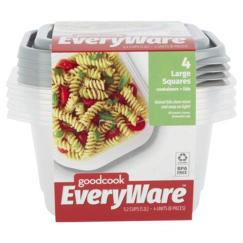 GoodCook EveryWare™ Large Storage Container Set 4 pack