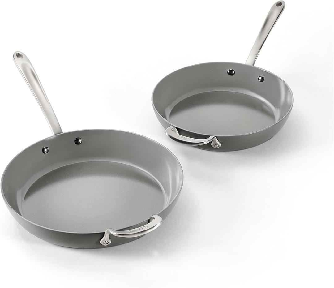 All-Clad HA1 Ceramic Nonstick, 2-Piece Fry Pan Set, Induction Ready