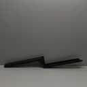 Fence Post Repair Kit, Heavy Duty Steel Fence Post Anchor Ground Spike for Repair Tilted, Broken Wood Fence Post (Black - Set 4) (Single Leg 2.8Ft)