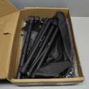 Projector Stand Tripod Adjustable, Laptop Height from 23.5 to 46.5 inches with Gooseneck Phone Holder, Floor for Office, Home, Stage, Studio, DJ Racks Holder Mount, 23.5inch-46.5inch (Black)